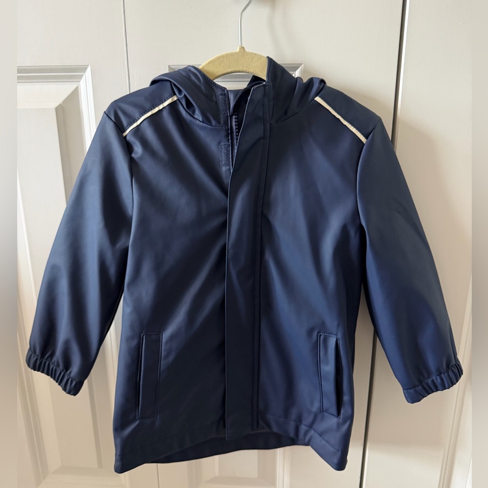 Cat & Jack Navy Blue Kids Rain Coat 2T